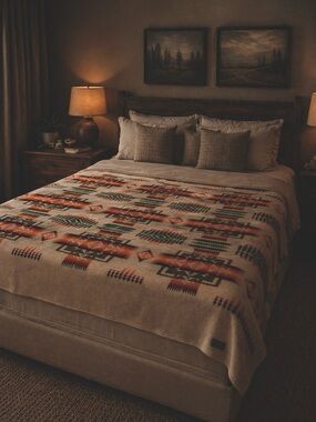 Pendleton Beaver State Wool Blanket | Robes & Shawls | USA Made 86x86